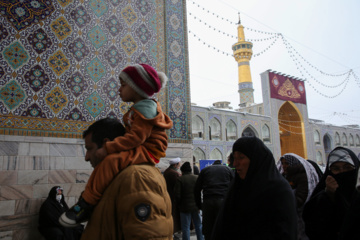 Chute de neiges à Mashhad dans le nord-est iranien 