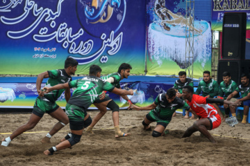 Iran : tournoi de championnat du monde du Kabaddi sur la plage