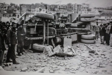 تصاویر بمباران شهر بانه در خرداد سال ۶۳
