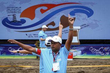 Iran : tournoi de championnat du monde du Kabaddi sur la plage