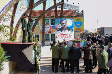 تشییع پیکر سردار «مهدوی نژاد» در سمنان