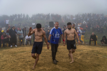 کشتی لوچو را از یک تا سه نفر از پیش‌کسوتان این رشته داوری می‌کنند. داور یا داوران را که در وسط میدان مراقب انجام کشتی بوده و در محوطه مسابقه قدم می‌زنند میان‌مج گویند. 

