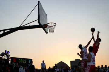 Street football and basketball competitions held in Tabriz