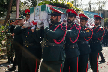 تشییع پیکر شهید مدافع امنیت «امیرمحمد شمسی»