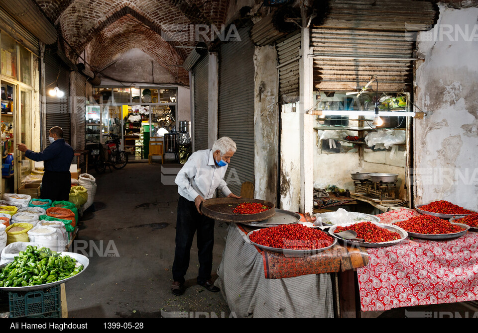 دیدنیهای ایران - بازار تبریز به وقت صبح