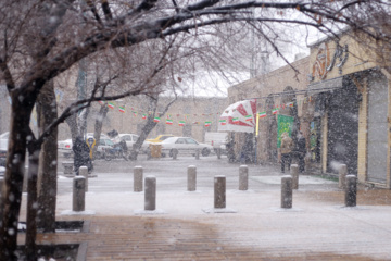 Les images des chutes de neige à Qazvin