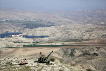 Ejercicio militar Payambar-e Azam 19 en el oeste de Irán