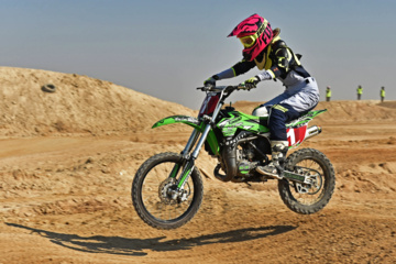 Iran : 5e manche du championnat de motocross féminin