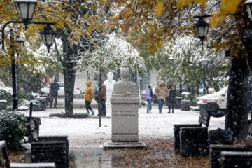 Iran-décembre 2024 : chutes de neige d’automne à Rasht au nord (Photo : Mojtaba Mohammadi)