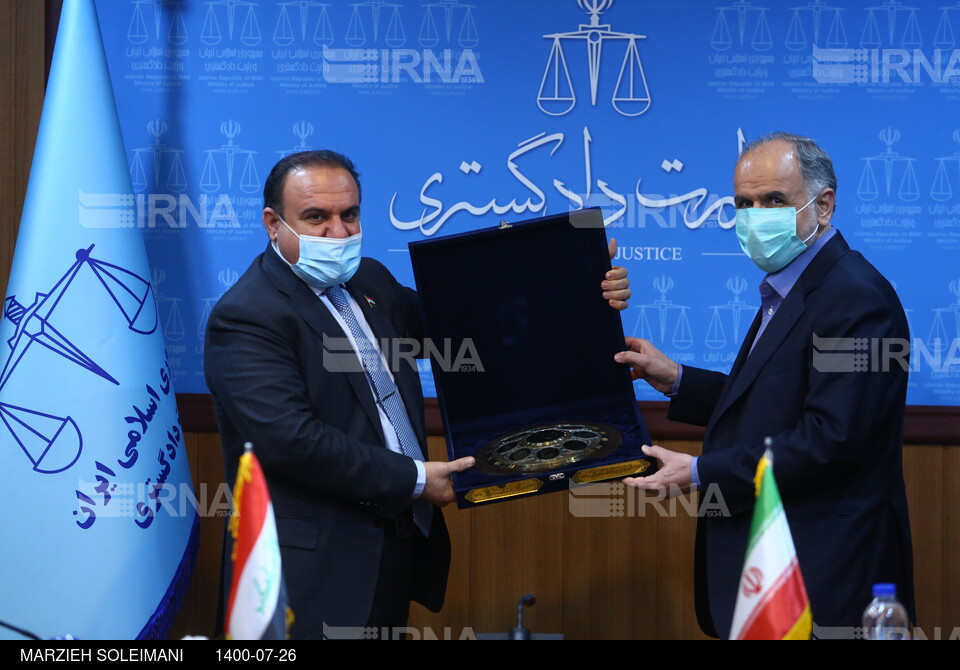 دیدار وزیران دادگستری ایران و عراق