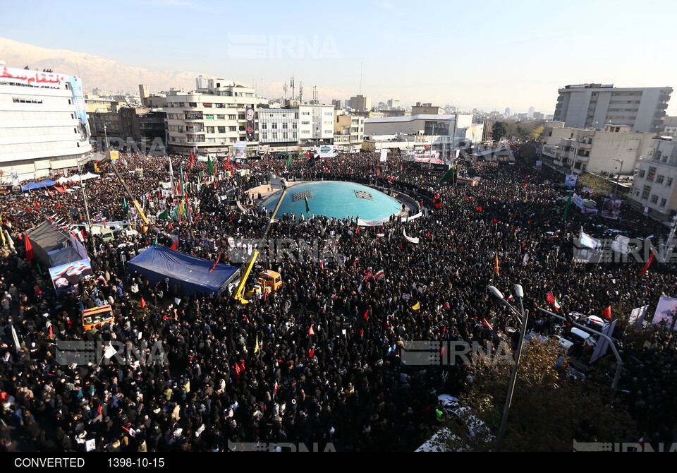 وداع با سربازان وطن - تشییع پیکر سردار سلیمانی