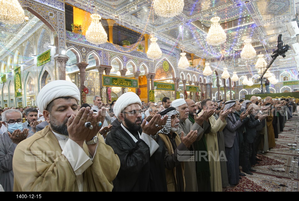 حرم حضرت اباعبدالله الحسین(ع) در شب میلاد