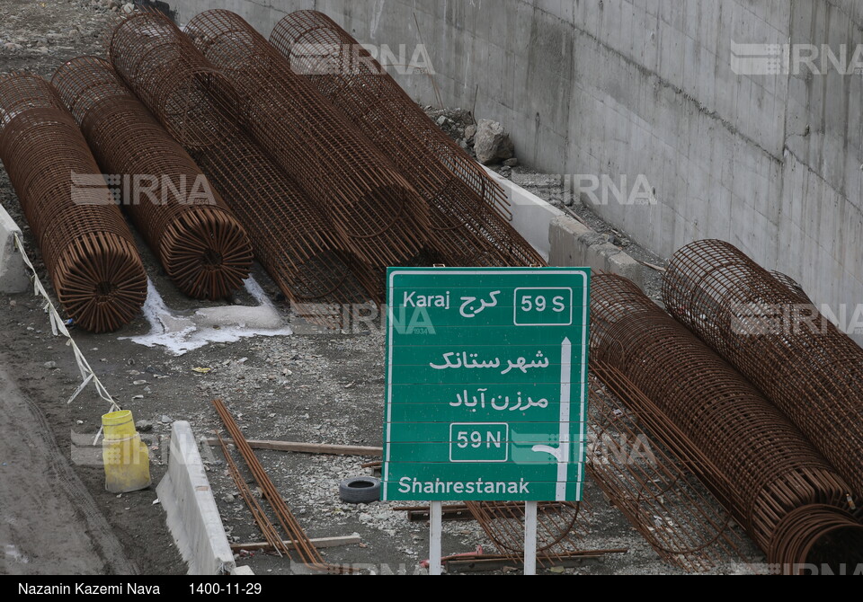بازدید «فتاح» و «میرکاظمی» از آزادراه تهران شمال
