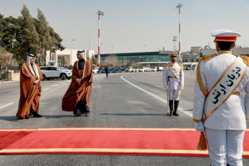 ورود امیر قطر به تهران