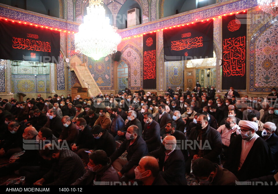 مراسم دومین سالگرد شهادت سردار سلیمانی در مسجد جامع بازار تهران