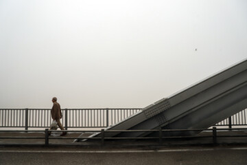 Brouillard et brume ce matin à Ahvaz dans le sud de l’Iran