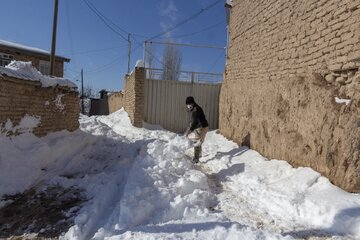 بارش برف در منطقه کوهستانی شاهکوه گلستان به ۲۰ سانتی‌متر رسید