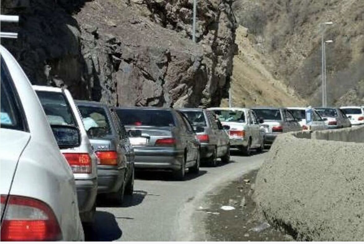 جاده کرج - چالوس یک طرفه شد 