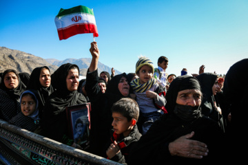 تشییع پیکر شهدای گمنام - روستای ملکشیر