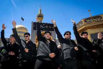 Mashhad, de luto por el aniversario del fallecimiento del Profeta del Islam