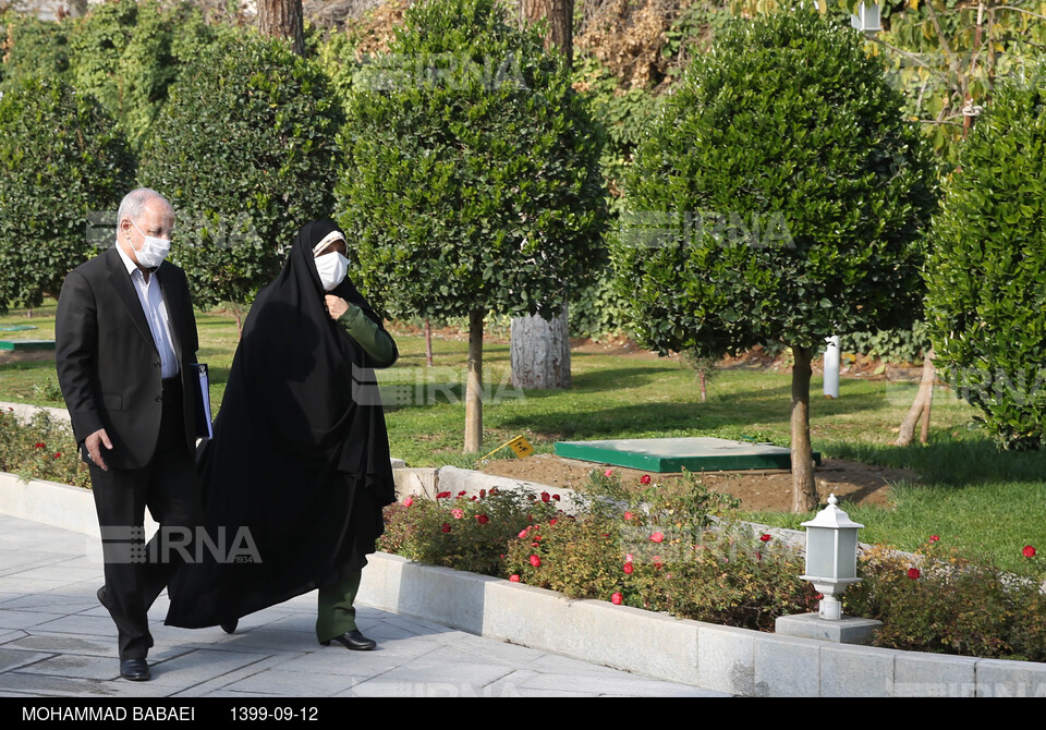 مصاحبه اعضای هیات وزیران با خبرنگاران