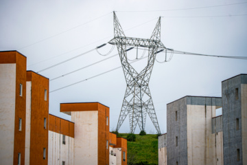 Inauguration d'un projet de ligne de transport d'électricité dans le nord de l'Iran