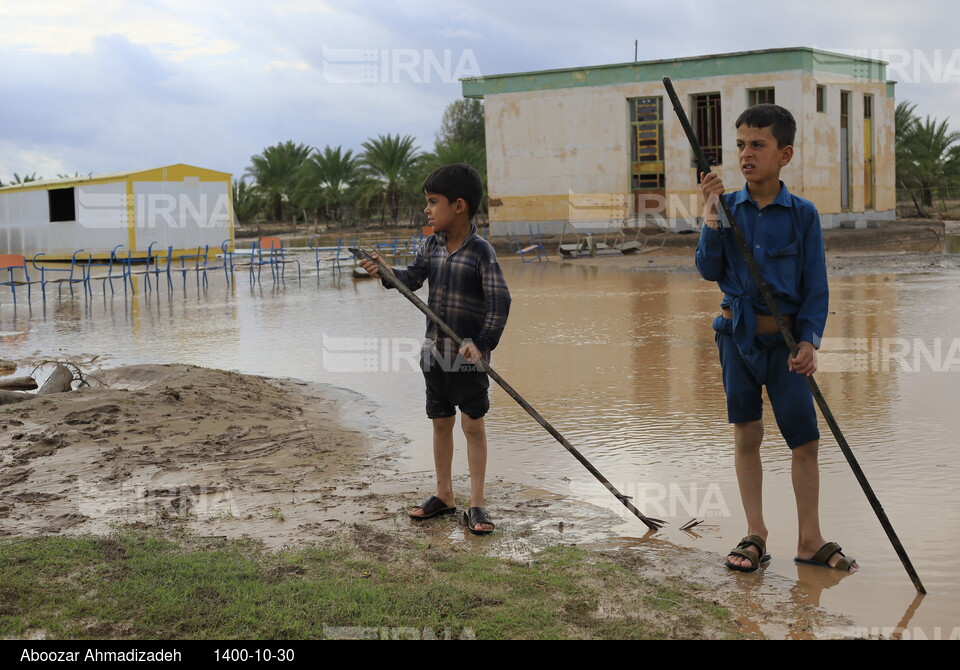 سیلاب در جنوب کرمان