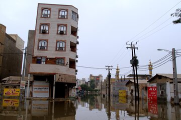 آبگرفتگی معابر سربندر