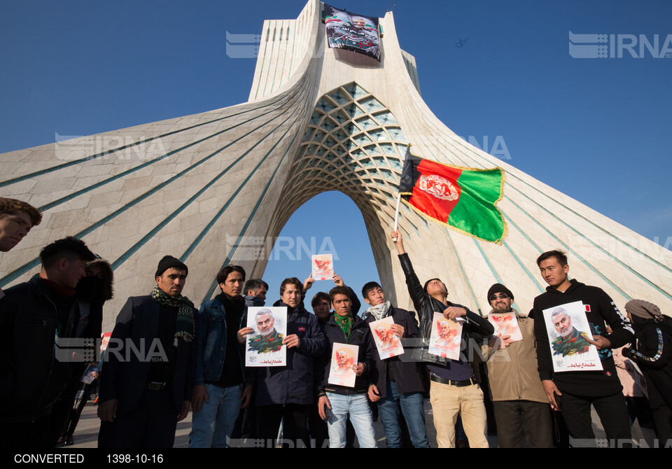 وداع با سربازان وطن - تشییع پیکر سردار سلیمانی