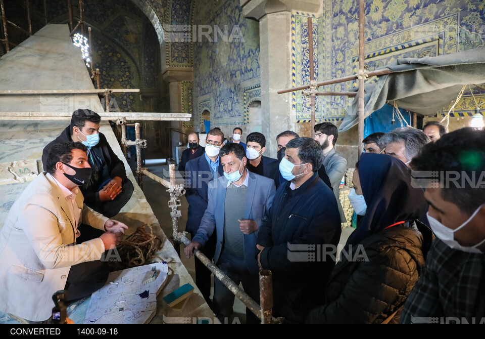 سفر وزیر میراث فرهنگی،گردشگری و صنایع دستی به اصفهان