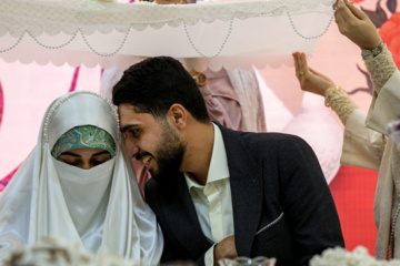 Cérémonie de mariage étudiant à l’Université militaire Imam Hossein (béni soit-il)