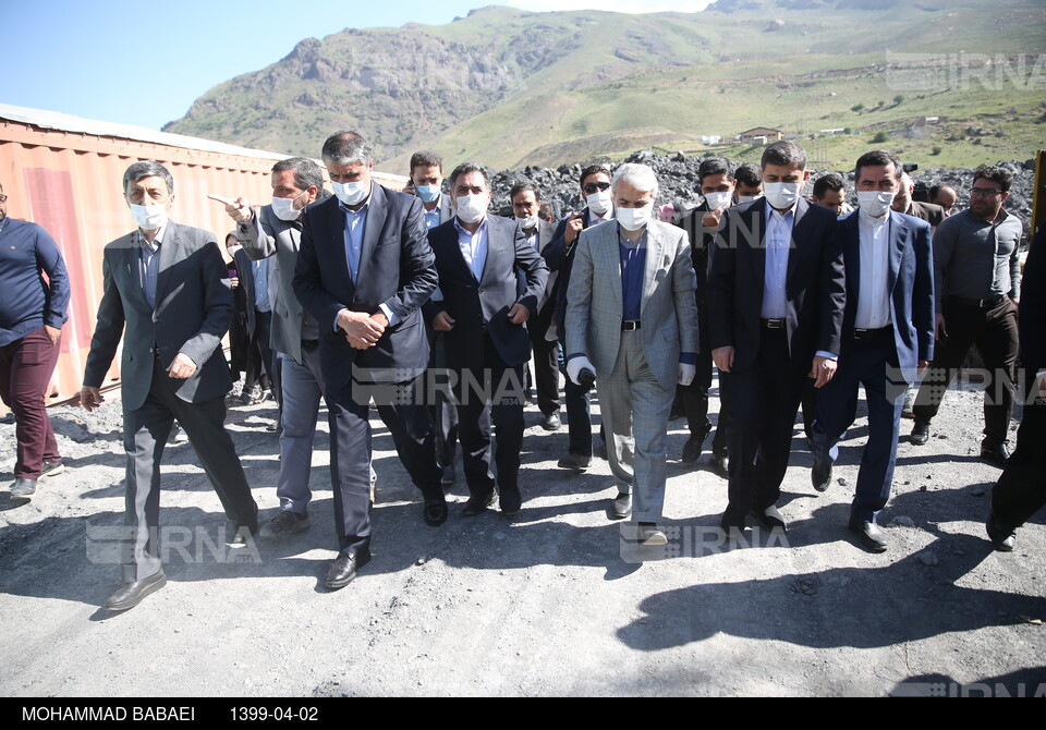 بازدید «اسلامی»، «نوبخت» و «فتاح» از قطعه دوم آزادراه تهران - شمال