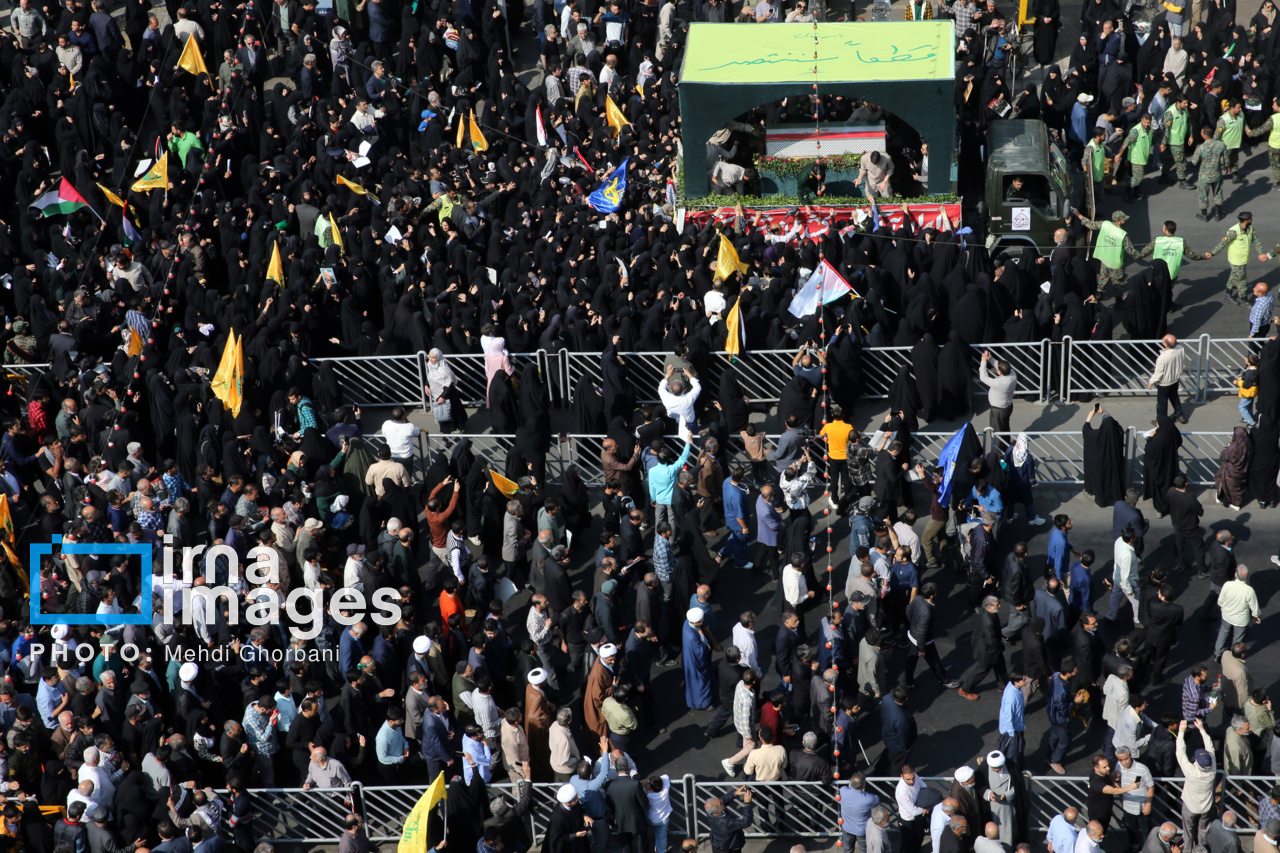 تشییع پیکر شهید «عباس نیلفروشان» - مشهد