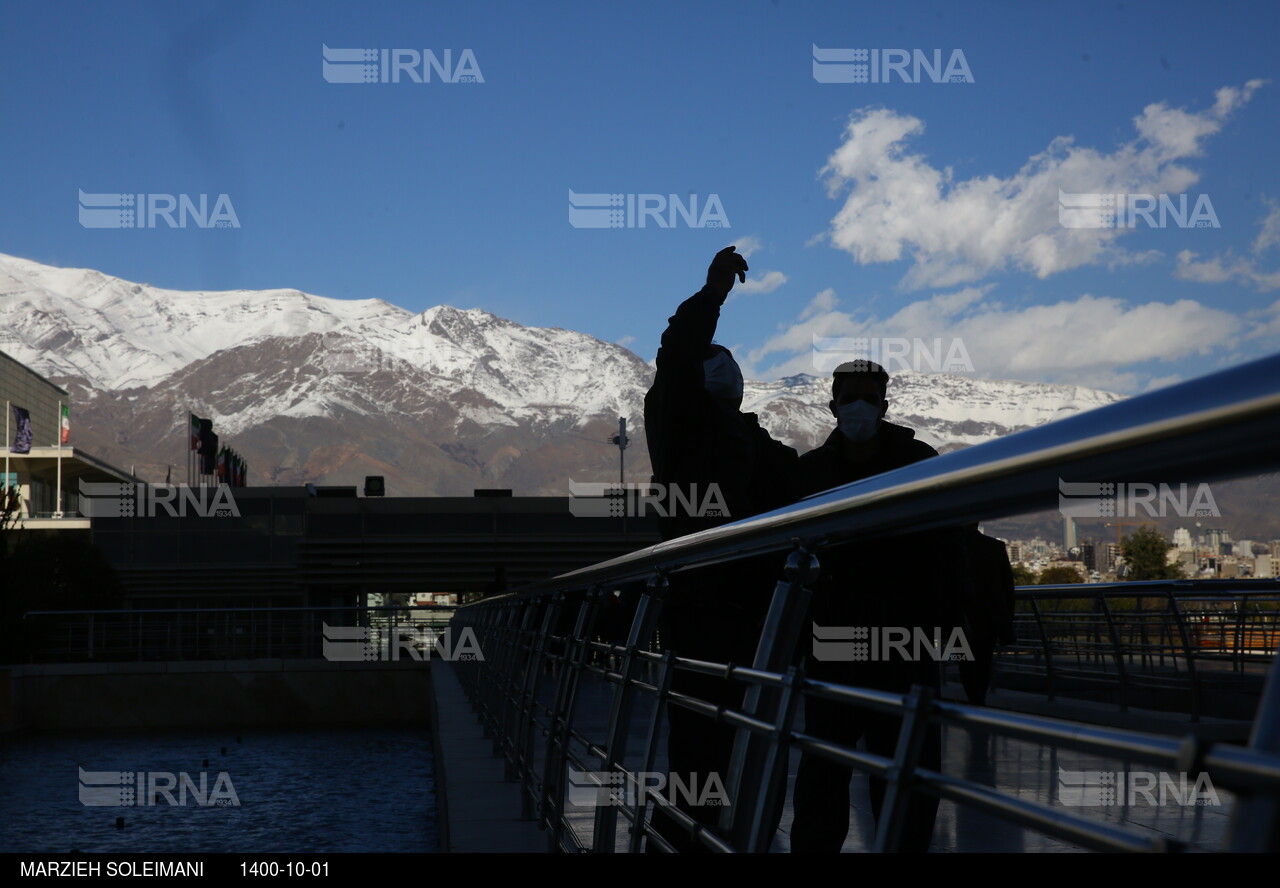 هوای تهران در اولین روز فصل زمستان