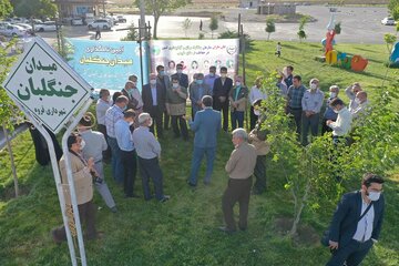 میدانی در قروه به نام جنگلبان نامگذاری شد