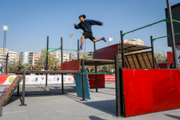 Campeonato Nacional de Parkour en Tabriz