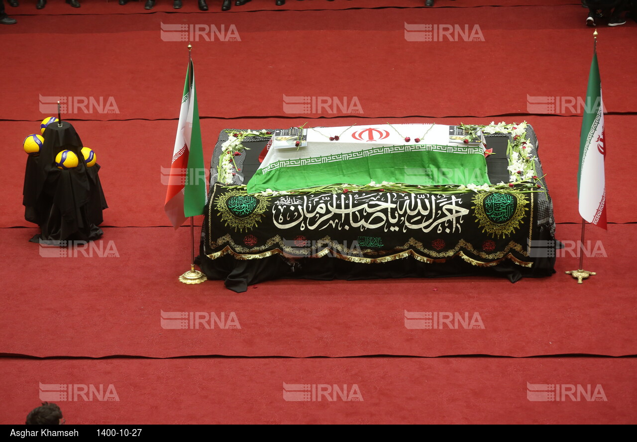 مراسم تشییع پیکر «محمدرضا یزدانی‌خرم»