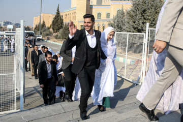 Cérémonie de mariage étudiant à l’Université militaire Imam Hossein (béni soit-il)