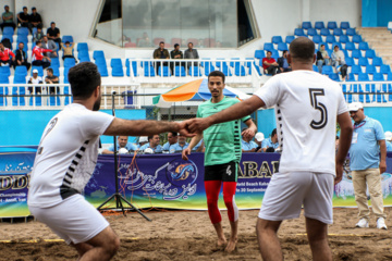 Iran : tournoi de championnat du monde du Kabaddi sur la plage