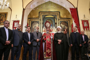 Cérémonies de la naissance et du baptême de Jésus (béni soit-il) à Tabriz (nord-ouest iranien) 