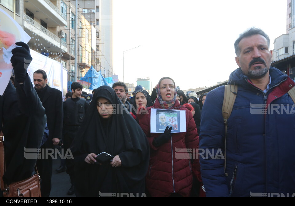 وداع با سربازان وطن - تشییع پیکر سردار سلیمانی