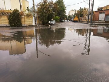 آبگرفتگی معابر شهر کرمان