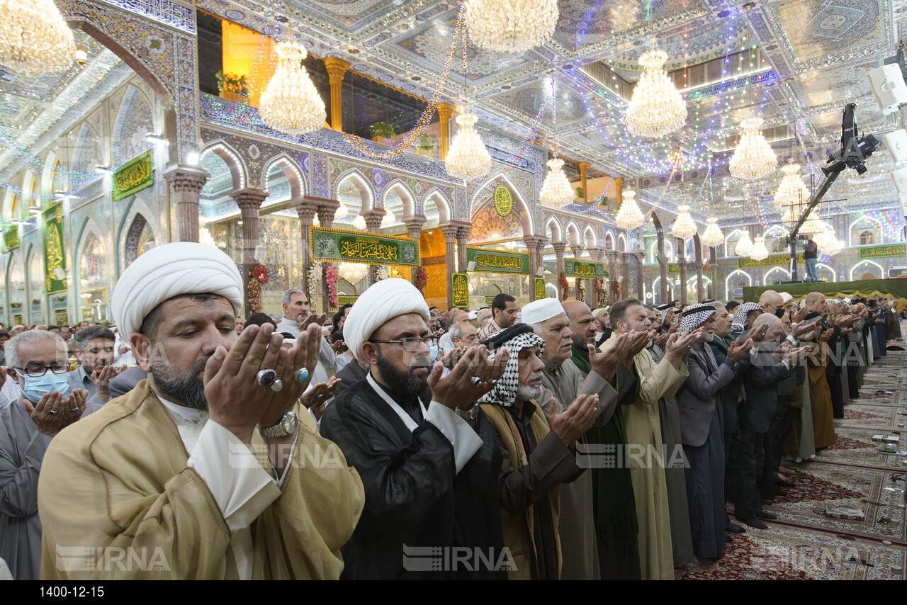 حرم حضرت اباعبدالله الحسین(ع) در شب میلاد