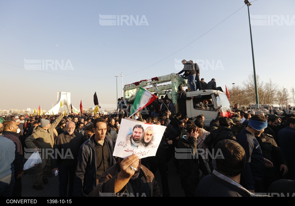 وداع با سربازان وطن - تشییع پیکر سردار سلیمانی