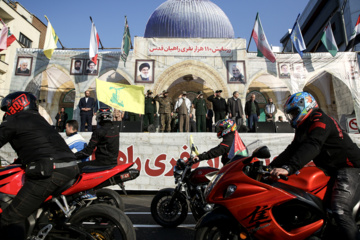 110 000 membres des forces Basij organisent un exercice pro-palestinien à Téhéran