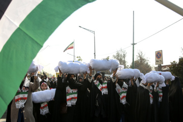 110 000 membres des forces Basij organisent un exercice pro-palestinien à Téhéran