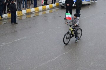 راهپیمایی خودرویی ۲۲ بهمن در میاندوآب