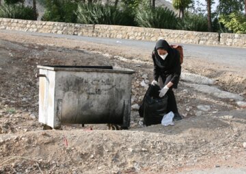 پویش طرح جمع‌آوری زباله‌ توسط خبرنگاران لرستان