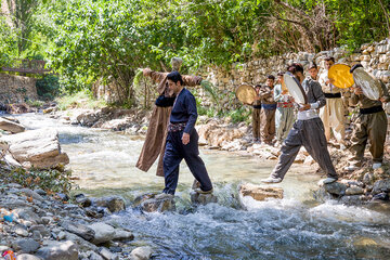 جشن چله تابستان در روستای زردوئی