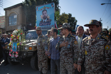 تشییع پیکر شهید «سجاد منصوری» در کرمانشاه